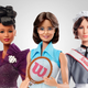Barbie’s Inspiring Women Series: Ella Fitzgerald, left, Billie Jean King, and Florence Nightingale